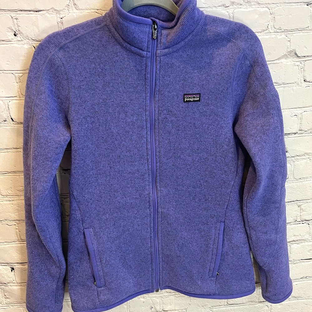 Patagonia Better Sweater Fleece Jacket Purple Women’s size Medium
